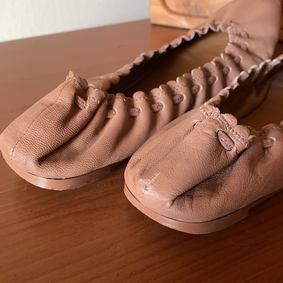 See By Chloe Tan Leather Flats - Picture 7 of 8